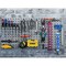Triton Products 63 pc LocHook Assortment W/ (2) 24" W x 42-1/2" H Gray 18-Gauge Steel Square Hole Pegboards LB2-GKit - alternate 9